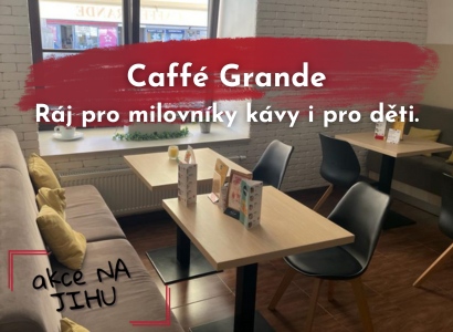 Caffé Grande v Blatné. Ráj pro milovníky kávy i pro děti.